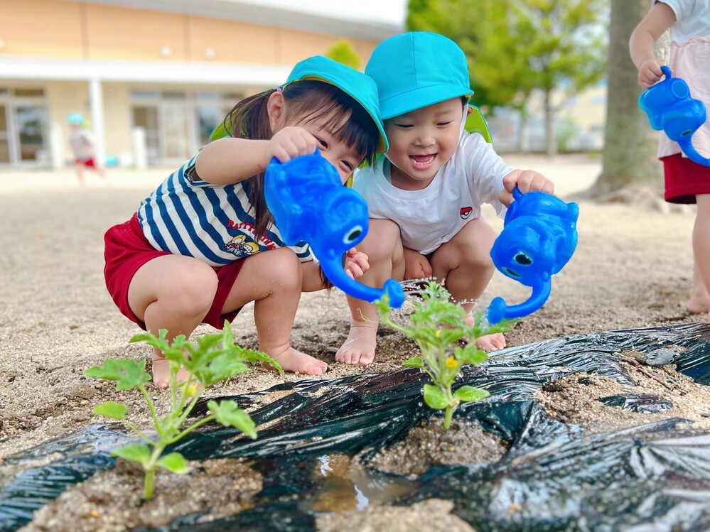 お野菜　おおきくなあれ