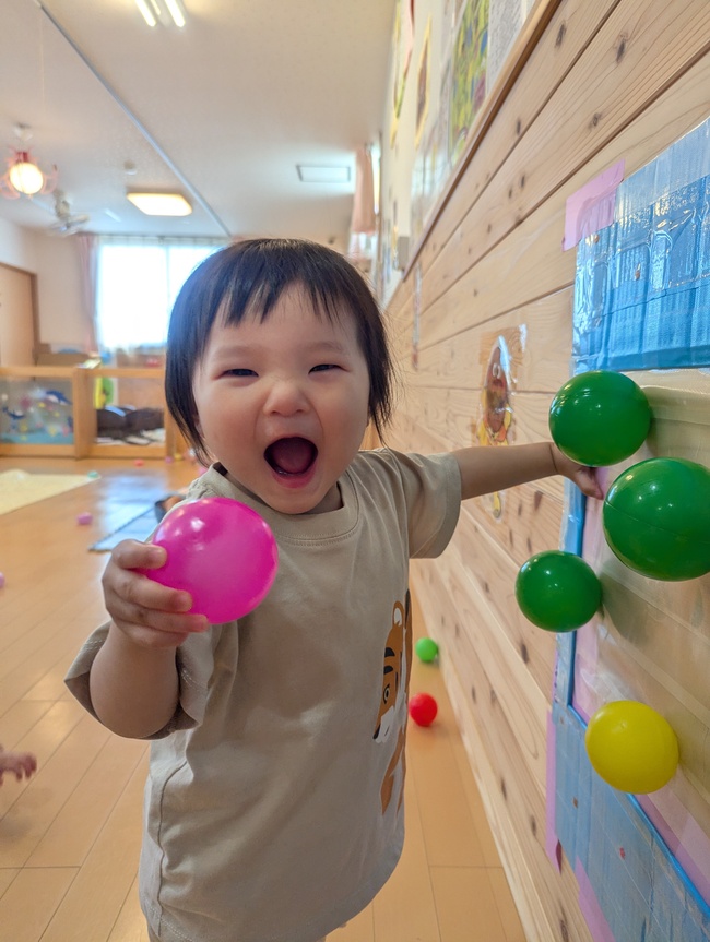 ボール　とれた